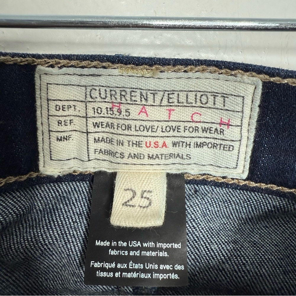 Current Elliot x Hatch The Maternity Stiletto Serenity Jean Size 25 Minimalist - Picture 5 of 10
